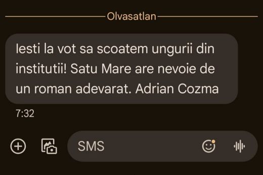 Magyarellenes SMS-ek: A Szatmár Megyei RMDSZ feljelentést tett